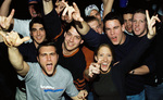 Cheering Crowd by University Photographer