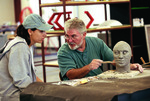 Creating Sculpture by University Photographer