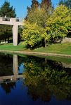 Footbridge Over Johnson Creek by University Photographer