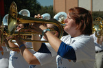 Horn player by University Photographer