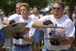 Marching Band Cymbals by University Photographer