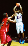 Men's Basketball Game by University Photographer