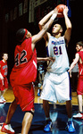 Men's Basketball Game by University Photographer