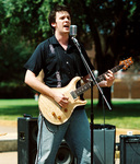 Musician Performing by University Photographer