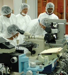 NanoFab Researchers in Laboratory by University Photographer