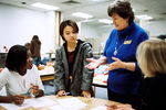 Nursing Professor Speaks to Students by University Photographer