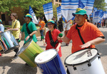 Parade Of Banners Drums by University Photographer