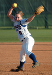 Softball Pitch by University Photographer