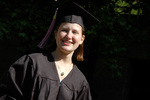 Student at graduation ceremony by University Photographer