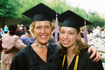 Students at graduation ceremony by University Photographer