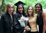 Students at graduation ceremony by University Photographer