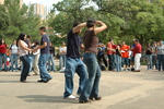 Students Dancing by University Photographer