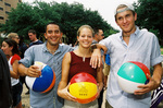 Students with Beachballs by University Photographer