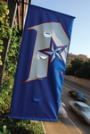 UT Arlington Banner Over Cooper Street by University Photographer