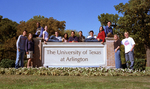 UTA Campus Sign by University Photographer