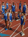 UTA Relay Track Team by University Photographer