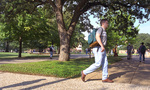 Walking On Campus by University Photographer